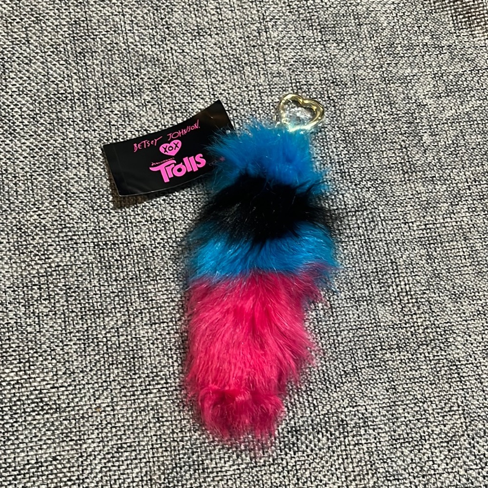 Betsy Johnson Troll Keychain